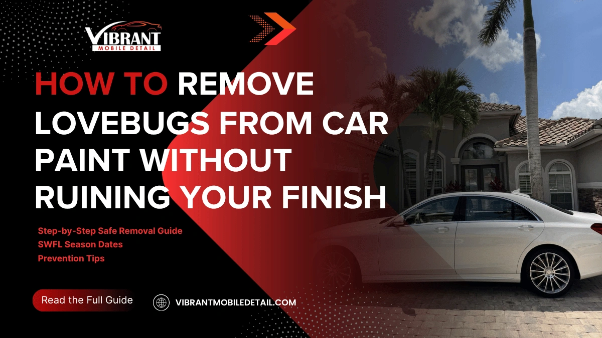 How to Remove Lovebugs From Car Paint Without Ruining Your Finish