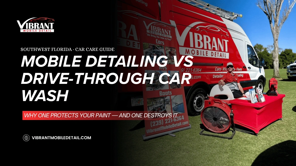 Why Mobile Detailing Beats a Drive-Through Car Wash (It’s Not Just About Convenience)